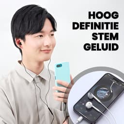 Golden Sound bedrade oordopjes - Oordopjes met draad en microfoon - USB-C aansluiting - Zwart — thumbnail 4