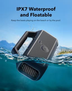 soundcore Boom 2 SE outdoor luidspreker - 30W - BassUp-technologie - 18 uur looptijd - IPX7 waterdicht - Drijvend - USB-C - Aanpasbare EQ - Bluetooth 5.3 - Draagbaar voor buiten, camping, strand en tuin — thumbnail 3