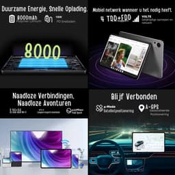 Teclast T60 12 Inch Tablet Android 2000X1200 T620 8 Core Cpu Max 20Gb Ram 256Gb Rom 4G Lte Type C 8000Mah Widevine L1 - Tablet — thumbnail 5
