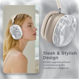 MMOBIEL Beschermhoes voor AirPods Max Hoofdtelefoons – Zachte TPU Oorschelpen Beschermhoes – Anti-Kras Beschermende Cover – Glitter — thumbnail 4