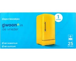 Diepvrieszak gwoon 25 x 1 liter | 24 stuks