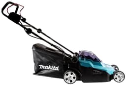 Makita DLM 382 CT2 accu grasmaaier 36 V ( 2x 18 V ) 38 cm 40 L + 2x accu 5.0 Ah + dubbele lader — thumbnail 4