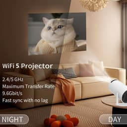 Projector - Draagbaar - Mini - 4K- Smart Projector - Bluetooth — thumbnail 5
