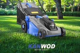Elektrische grasmaaier 38 cm - 1600 W met 5-traps maaihoogte en 42L opvangmand voor gazons tot 1000 m² — thumbnail 4