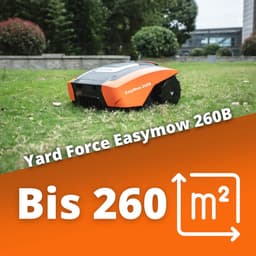 Robotmaaier tot 260 m² met Bluetooth bediening en mulchsysteem — thumbnail 3