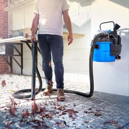 Tapijtreiniger - Tapijtwassers - Nat-Droogstofzuigers - Multifunctionele Stofzuiger - met Accessoires - Blaasfunctie - Stopcontact - voor Huis - Garage - Auto - Tapijt - 1500W - 18L - Blauw — thumbnail 5