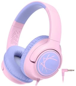 StayPowered Kinderheadset - Gehoorbescherming en Gemoedsrust Gecombineerd! - met Volumebegrenzing - Kristalhelder Stereogeluid - Draaibare Oorschelpen - Verstelbare Hoofdband - Compact Design - Roze - Levering Sneller dan Aangegeven! — thumbnail 1