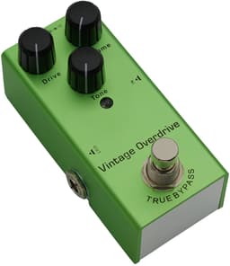 Vintage Overdrive Electric Guitar Pedal - Klassiek Effect, Professionele Muziekuitrusting, Uniek Retro Geluid, Ideaal voor Muzikanten en Gitaarliefhebbers — thumbnail 1