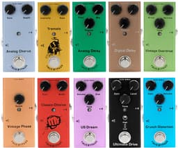 Vintage Electric Guitar Pedal met Crunch Distortion Effect - Ideaal voor Muziekliefhebbers, Professionele Gitaristen en Bandleden - Hoogwaardige Geluidseffecten Accessoire — thumbnail 2