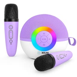Bolke® - karaoke set - karaoke microfoon - karaoke set voor volwassenen / kinderen - karaoke set met 2 microfoons - karaokesets — thumbnail 1