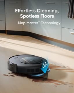 eufy Clean Omni C20 Robotstofzuiger met reinigingsstation - Robot Vacuum - 7.000Pa Zuigkracht - Ronddraaiende Dweilpads - Met Objectdetectie - 8-5cm Ultraplat Design - Zwart — thumbnail 5