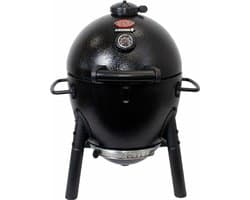Char-Griller® Akorn Jr. Kamado BBQ en Smoker – Compacte Houtskool Barbecue met Gietijzeren Rooster – Ideaal voor Balkon, Terras, Camping en 2-4 Personen