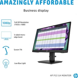 HP P22 G4 - Full HD Monitor - 60hz - 15 inch — thumbnail 3