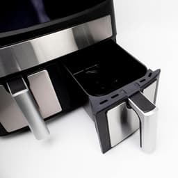 Equivera Dubbele Airfryer - Dubbele Mand - Dual Cook - Heteluchtfriteuse - Verschillende Programma's - Dual Zone - Mega — thumbnail 2