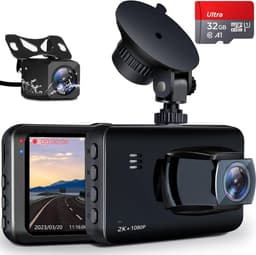 Lexium Dashcam voor auto - Dashcam - Dashcam voor auto voor en achter - Dashcam voor en achter - Dashcam voor en achter draadloos - Dual dashcam — thumbnail 1