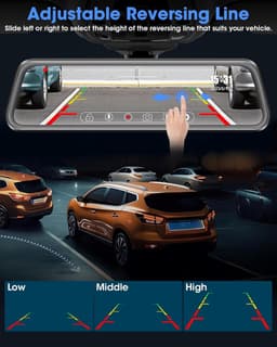 Lexium Dashcam voor auto - Dashcam - Dashcam voor auto voor en achter - Dashcam voor en achter - Dashcam voor en achter draadloos - Dual dashcam — thumbnail 2