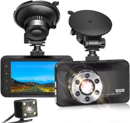 MKSS® Dual Dashcam - Dashcam voor Auto - Dashcams - Zwart — thumbnail 1