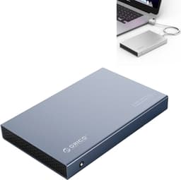 Let op type!! ORICO 2518C3-G2 4TB HDD SSHD SSD 2 5 inch USB 3.1 Gen2 USB-C/type-C interface aluminium legering harde schijf behuizing (zilver) — thumbnail 3