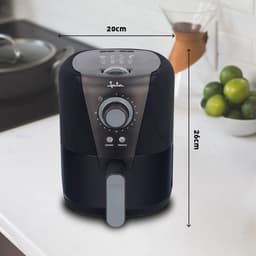 Friteuse zonder olie - Hete lucht oven - Gezond koken - Compact design - 15 liter - Zwart — thumbnail 2