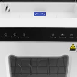 Mini-vaatwasser, tafelvaatwasser met 6 programma's, wassen | desinfectie | warme lucht drogen, multifunctionele tafelvaatwasser, 1100 W — thumbnail 5