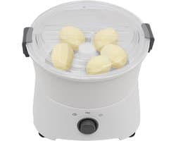 Elektrische Aardappelschilmachine - Automatische Schilmachine - Snel Groenten Schillen - Krachtige 85W Motor - 0.8kg Capaciteit - Wit