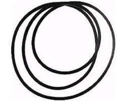 Grasmaaier Riem - Aandrijfriem Vervangingsriem - Gazon Onderhoud - Originele Pasvorm - 110cm - Zwart