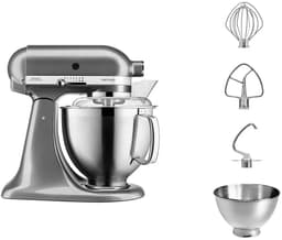 KitchenAid Artisan Serie - Staande Mixer - 300 W - Medaillon Zilver — thumbnail 3