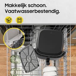 AIMASON AF80D10 - 9L XXL Airfryer - Digitale Energiezuinig en met weinig olie Heteluchtfriteuse - 2350W Snel Koken - 9-in-1 - Schudherinnering - Warmhoudfunctie - Metalen Binnenkant — thumbnail 4