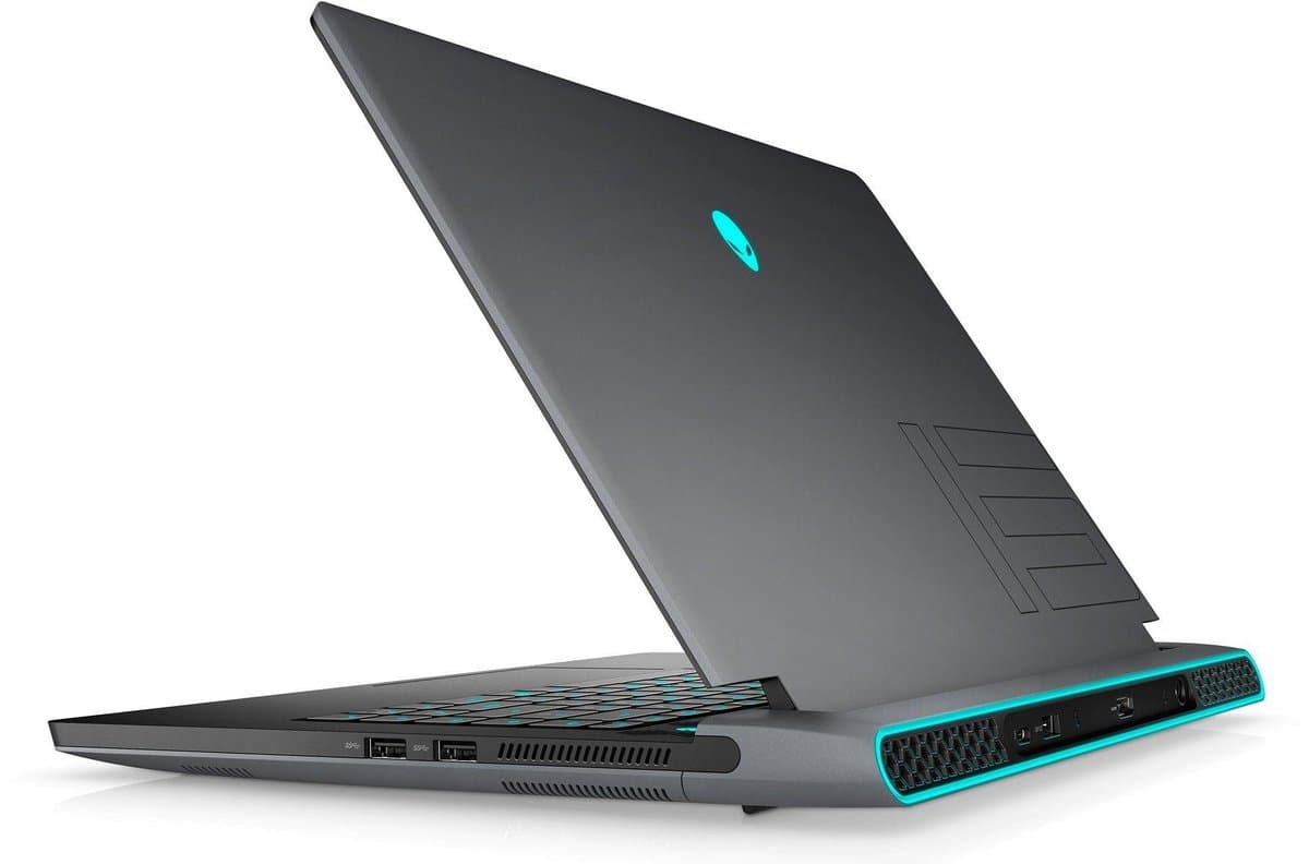 Alienware m15 R5 Gaming Laptop – 15.6 inch Full HD 165Hz, AMD Ryzen 7 5800H, 8GB RAM, 256GB SSD, NVIDIA RTX 3050 Ti/3060, Dark Side of the Moon — afbeelding 1