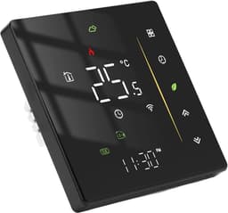 Wifi Thermostaat - Slimme Regelaar - Temperatuur Beheren - App Bediening - 95-240VAC - Zwart — thumbnail 5