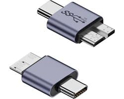 Dailygoods - USB C naar Micro B Adapter voor Externe Harde Schijf