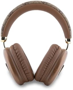 Guess PU Leather 4G Triangle Logo Headphone - Geschikt voor Bluetooth Smartphones - Bruin — thumbnail 5
