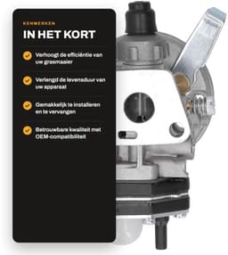 Dailygoods- Carburateur Aluminium - Vervanging voor Echo Shindaiwa C350 - Hoogwaardige Kwaliteit - Betrouwbaar Accessoire - Duurzaam Materiaal - OEM A021002470 - Grasmaaier Carburateur — thumbnail 2