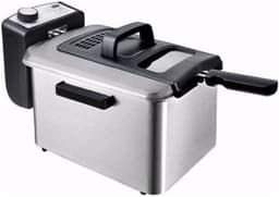 Friteuse 4 Liter - Elektrische Frituurpan - Lekker Frituren - Mechanische Bediening - 4 Liter - Roestvrij staal — thumbnail 1