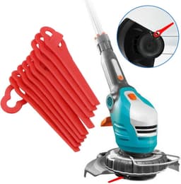Plastic Grasmaaiermessen - Vervangende Bladen Grasmaaier - Gazon Onderhoud - Hoge Kwaliteit ABS Materiaal - 100 Stuks - Rood en Groen — thumbnail 4