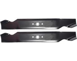 Grasmaaier messen - Reserveonderdelen - Gazononderhoud - 2 stuks - 53.8 cm - Zwart