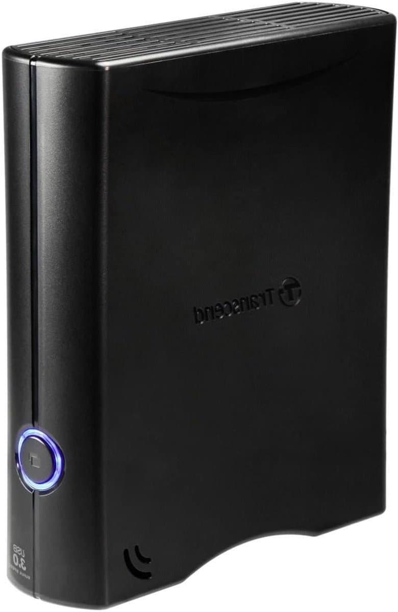 Externe Harde Schijf - Opslagstation Desktop - Bestanden Opslaan - Verticaal Ontwerp - 4TB - Zwart — afbeelding 1