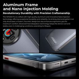 Oukitel WP200 Pro Robuuste Smartphone 5G - IP68/IP69K Outdoor Telefoon - 72GB RAM - 1TB ROM - 6,7 inch 120Hz - 8800mAh 45W - 108MP + 32 MP Camera - GPS NFC - Android 15 - Grijs — thumbnail 2
