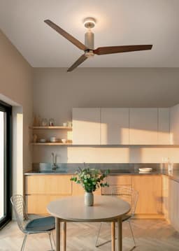 CREATE - Stille plafondventilator 45W Ø152 cm met optioneel sfeerverlichting - L - Sfeerlicht - Afstandsbediening - WIND FORMA — thumbnail 4