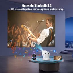 YOR® Mini beamers - Projector - Mini beamer - Wit - 20cm x 11cm x 10cm — thumbnail 2