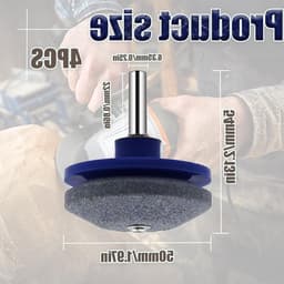 Bladversteller voor Grasmaaier, Universele Snijmachine, Mesversteller voor Elektrische Boormachines en Tuingereedschap, Set van 4, Blauw — thumbnail 5