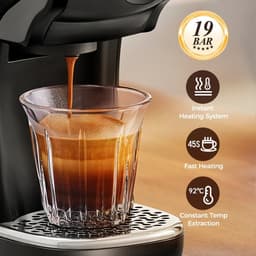 Seth Select 3-in-1 Capsule Koffiezetapparaat – Geschikt voor Nespresso & Dolce Gusto – Espresso & Cappuccino – Warm/Koud – Zwart — thumbnail 2