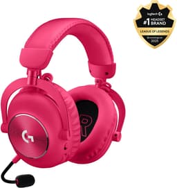 Logitech G PRO X 2 Lightspeed - Draadloze Gaming Headset - PC, PlayStation - Magenta — thumbnail 2