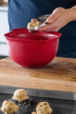 KitchenAid Cookie & Ice Cream Scoop with Puller, Stainless Steel — thumbnail 4