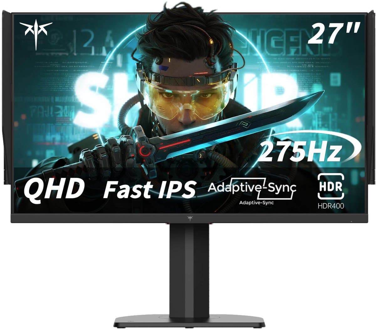 KTC H27E8 Gaming Monitor – 27" QHD (2560x1440), 275Hz, 1ms, HDR400, Adaptive Sync (FreeSync/G-Sync), IPS, 400 cd/m², verstelbare standaard, antireflectie – Ultra-snel & kleurecht — afbeelding 1