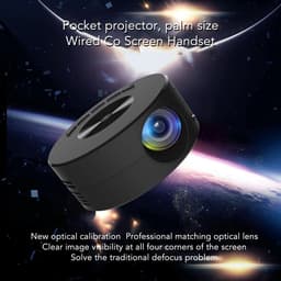 Allecto - Draagbare Mini-LED-projector - Kleine LED-videoprojector - Full HD - Compact formaat - Geschikt voor thuisbioscoop en kantoor - Ideaal v — thumbnail 5