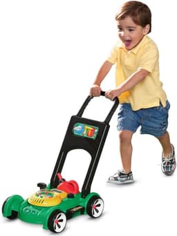 QIN® Grasmaaier Speelgoed - Kruiwagen Speelgoed - Grasmaaier Kinderen - 32cm x 53cm x 13cm — thumbnail 4