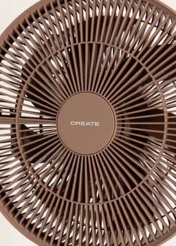 CREATE - Opvouwbare staande ventilator 50 W - Verstelbare hoogte - Stille werking - 3 snelheden - Mokka - AIR STAND FOLDABLE — thumbnail 3