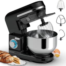 RUX® Mixer met mengkom - Mixer - Mixer met mengkom keukenmachine - Zwart - ‎37cm x 24cm x 32cm — thumbnail 1