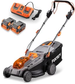 FUXTEC 40V accugrasmaaier FX-E2RM43PRO | inclusief accu en lader | FlexSpeed snelheid | 43 cm maaibreedte | aandrijving op wielen | mulchfunctie — thumbnail 1